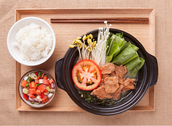 滑肉套饭